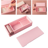 Maxbell Cornstarch Tapper Box Practical Container for Clays Molding for Polymer Clay Pink