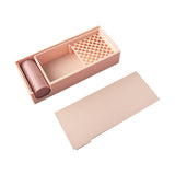 Maxbell Cornstarch Tapper Box Practical Container for Clays Molding for Polymer Clay Apricot