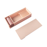 Maxbell Cornstarch Tapper Box Practical Container for Clays Molding for Polymer Clay Apricot