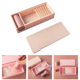 Maxbell Cornstarch Tapper Box Practical Container for Clays Molding for Polymer Clay Apricot