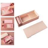 Maxbell Cornstarch Tapper Box Practical Container for Clays Molding for Polymer Clay Apricot