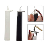 Maxbell Beading Knotting Tool DIY Crafts Create Secure Knots Compact Knot Tying Tool White