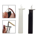 Maxbell Beading Knotting Tool DIY Crafts Create Secure Knots Compact Knot Tying Tool White