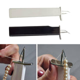 Maxbell Beading Knotting Tool DIY Crafts Create Secure Knots Compact Knot Tying Tool White