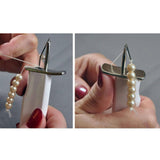Maxbell Beading Knotting Tool DIY Crafts Create Secure Knots Compact Knot Tying Tool White