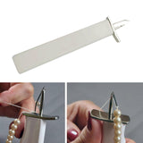 Maxbell Beading Knotting Tool DIY Crafts Create Secure Knots Compact Knot Tying Tool White