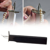 Maxbell Beading Knotting Tool DIY Crafts Create Secure Knots Compact Knot Tying Tool Black