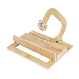 Maxbell Wooden Soap Cutter Adjustable Restaurant Baking Use Wire Slicer Cutting Tool