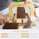 Maxbell Wooden Soap Cutter Adjustable Restaurant Baking Use Wire Slicer Cutting Tool
