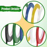 Maxbell 6 Pieces Whiteboard Tape 50M Electrical Graphic Kids Art Supplies Chart Tape