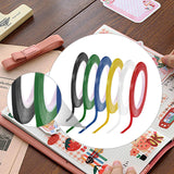 Maxbell 6 Pieces Whiteboard Tape 50M Electrical Graphic Kids Art Supplies Chart Tape