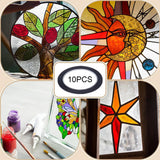 Maxbell 10Pcs Whiteboard Tape White Board Accessories Graphic Grid Marking Thin Tape 4MM