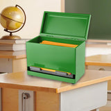 Maxbell Pencil Dispenser Stainless Steel Cutlery Holder for School Classroom Counter