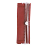 Maxbell Paper Trimmer Two Way A4 Paper Cutter Slider for Craft Projects Photo Coupon Red
