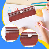 Maxbell Paper Trimmer Two Way A4 Paper Cutter Slider for Craft Projects Photo Coupon Red