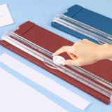 Maxbell Paper Trimmer Two Way A4 Paper Cutter Slider for Craft Projects Photo Coupon Red