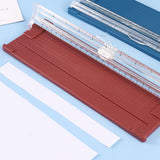 Maxbell Paper Trimmer Two Way A4 Paper Cutter Slider for Craft Projects Photo Coupon Red