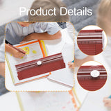Maxbell Paper Trimmer Two Way A4 Paper Cutter Slider for Craft Projects Photo Coupon Red