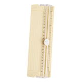 Maxbell Paper Trimmer Two Way A4 Paper Cutter Slider for Craft Projects Photo Coupon Yellow