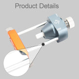 Maxbell Round Glue Stick Center Hole Locator Punch 5.5x2.8cm Accessory Center Opener