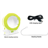 Maxbell Clay Bead Spinner Kit Bead Maker for Jewelry Making Waist Beads DIY Projects Green