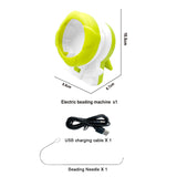 Maxbell Clay Bead Spinner Kit Bead Maker for Jewelry Making Waist Beads DIY Projects Green