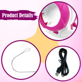 Maxbell Clay Bead Spinner Kit Bead Maker for Jewelry Making Waist Beads DIY Projects Pink