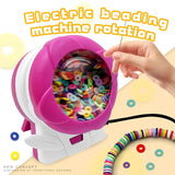 Maxbell Clay Bead Spinner Kit Bead Maker for Jewelry Making Waist Beads DIY Projects Pink