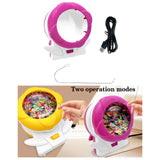 Maxbell Clay Bead Spinner Kit Bead Maker for Jewelry Making Waist Beads DIY Projects Pink