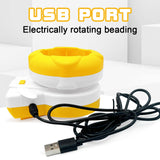 Maxbell Clay Bead Spinner Kit Bead Maker for Jewelry Making Waist Beads DIY Projects Yellow