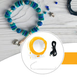 Maxbell Clay Bead Spinner Kit Bead Maker for Jewelry Making Waist Beads DIY Projects Yellow