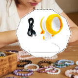 Maxbell Clay Bead Spinner Kit Bead Maker for Jewelry Making Waist Beads DIY Projects Yellow