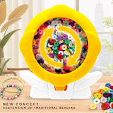 Maxbell Clay Bead Spinner Kit Bead Maker for Jewelry Making Waist Beads DIY Projects Yellow