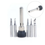Maxbell 5Pcs Solder Iron Tip with Welding Sleeve Fits 936 Solder Station Copper Base