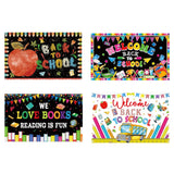 Maxbell Welcome Back to School Backdrop Hanging Photography Background for Classroom Style A