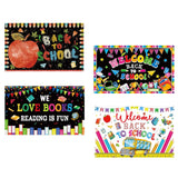Maxbell Welcome Back to School Backdrop Hanging Photography Background for Classroom Style A