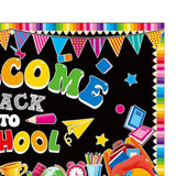 Maxbell Welcome Back to School Backdrop Hanging Photography Background for Classroom Style B