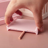 Maxbell Polymer Clay Strip Extruder Tool Professional for DIY Crafting Double Sided Pink