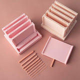 Maxbell Polymer Clay Strip Extruder Tool Professional for DIY Crafting Double Sided Pink