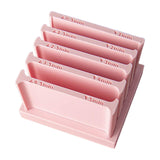 Maxbell Polymer Clay Strip Extruder Tool Professional for DIY Crafting Double Sided Pink
