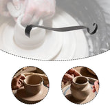 Maxbell Double Ended Sturdy Smooth Pottery Trimming Tool for Handcraft Art Sculpting