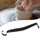 Maxbell Double Ended Sturdy Smooth Pottery Trimming Tool for Handcraft Art Sculpting