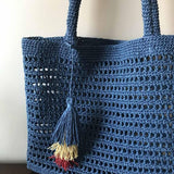 Maxbell Raffia Yarn for Crochet Gifts DIY for Nesting Basket Summer Hat Crochet Bags Dark Violet