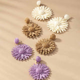 Maxbell Raffia Yarn for Crochet Gifts DIY for Nesting Basket Summer Hat Crochet Bags Dark Violet