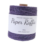 Maxbell Raffia Yarn for Crochet Gifts DIY for Nesting Basket Summer Hat Crochet Bags Dark Violet