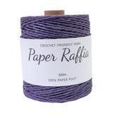 Maxbell Raffia Yarn for Crochet Gifts DIY for Nesting Basket Summer Hat Crochet Bags Dark Violet