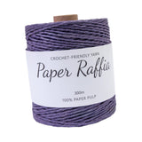 Maxbell Raffia Yarn for Crochet Gifts DIY for Nesting Basket Summer Hat Crochet Bags Dark Violet