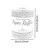 Maxbell Raffia Yarn for Crochet Gifts DIY for Nesting Basket Summer Hat Crochet Bags Dark Blue