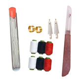 Maxbell 37Pcs Sewing Tool Set DIY Craft Kit Portable 25 Steel Pins Pins Thread