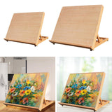 Maxbell Tabletop Easel Folding Drawing Sketching Board for Drawing Drafting Painting 47cmx34cmx36cm